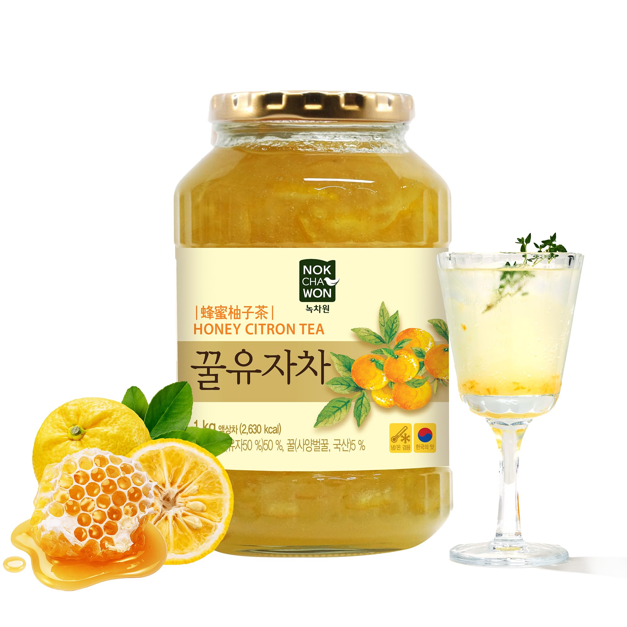 Amazon.com: [Nokchawon] Honey Citron Tea, Korean Traditional Yuzu